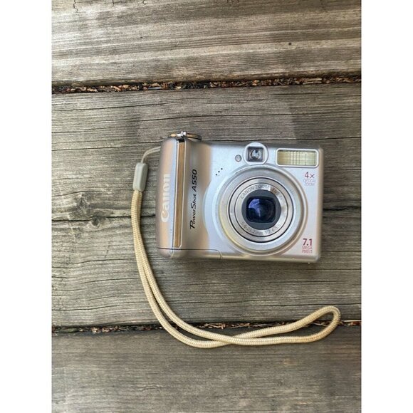 Canon PowerShot A550 Digital Camera UNTESTED 7.1MP 4x Optical Zoom - Picture 7 of 9